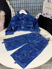BUTTERFLY DENIM SET