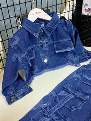 BUTTERFLY DENIM SET