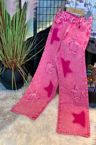 PINK STAR JEAN